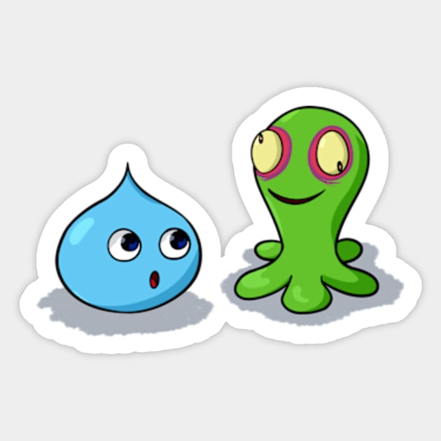 Slime Buddies Sticker by tastelesssandwiches